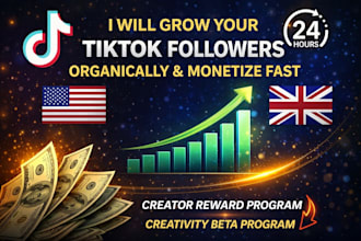 grow your tiktok account organically and monetize it quickly
