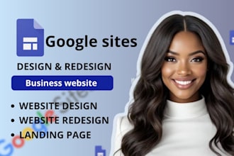 design a professional business website using google sites