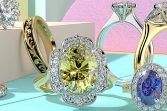 3d jewelry cad design for rings, necklace, pendants and earrings for 3d printing