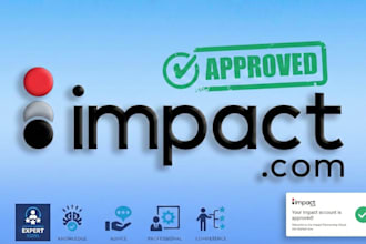 get your impact affiliate account and marketplace approved