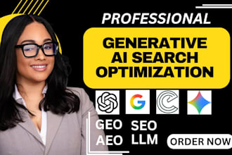 do monthly website GEO ai seo, website audit backlinks for ai search ranking