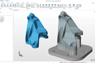 3d cad design, reverse engineering, mesh repair, 3d scan cleanup for 3d printing