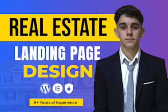 create a modern wordpress website for real estate agents and real estate