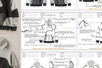 create factory ready clothing and fashion tech packs with technical flats