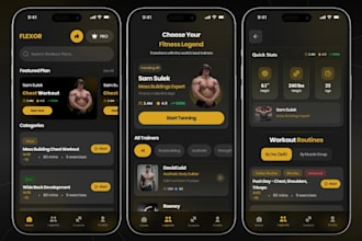 build ai bodybuilding tracker, gym workout, fitness website, smart lifting app