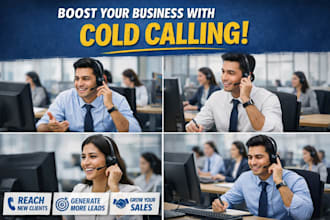do telemarketing, cold calling and sales and appointments