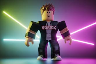 create roblox gfx, roblox thumbnail, roblox graphics, roblox design