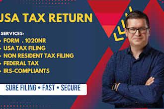 prepare and file USA tax return irs compliant