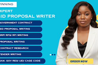 response to rfp, rfq write winning bid proposal for government contract proposal