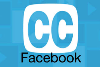 create closed captions for your FACEBOOK video