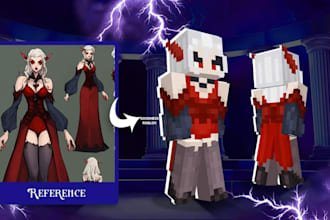 create a custom minecraft skin for your character