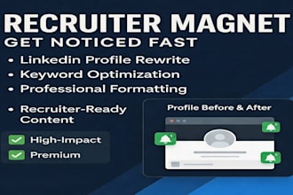 rewrite your linkedin profile to attract recruiters fast