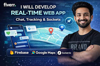 develop real time web apps with chat, tracking, and sockets
