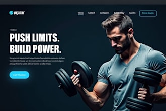 build squarespace virtual fitness class website, online workout website