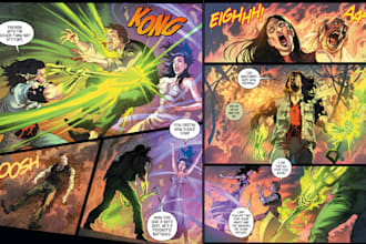draw comic book illustration graphic novel art comic strip comic artist comics