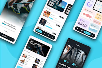 develop boat cruise app, gym app, fitness app, airbnb clone app, pet app