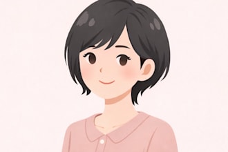 record a natural japanese female voice over