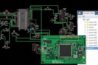 design circuit schematic pcb layout and gerber files