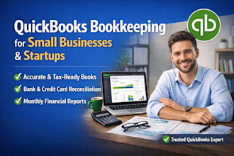 do quickbooks bookkeeping for small businesses and startups