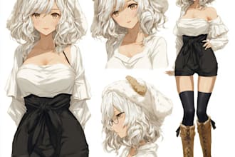 paint anime character art or anime illustration