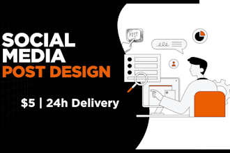 design an social media post for small businesses in 24 hours