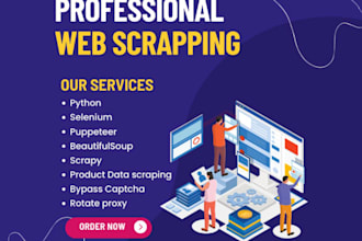 conduct python web scraping