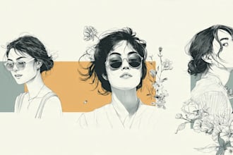 create unique hand drawn illustrations