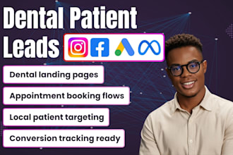 dental care medical healthcare website landing page lead generation sales funnel
