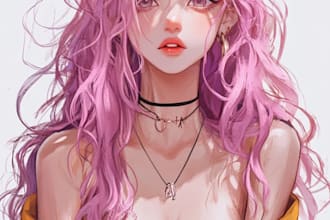 draw anime or manga character design