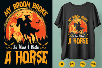 do vintage horse rider mascot logo t shirt design