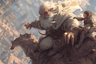 draw a fantasy illustration for you