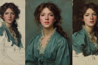 paint any personalized oil portraits and renaissance art