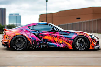 professional vehicle wrap design, car wrap