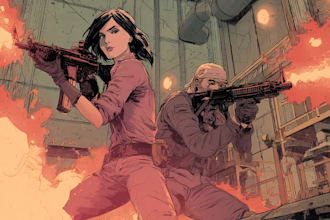 draw comic book illustration with comic book illustrator