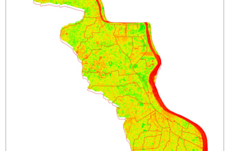 create simple gis map with essential legend,scale