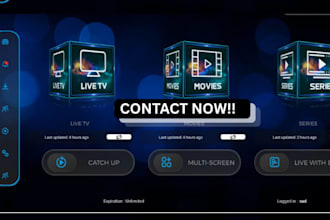rebrand iptv app with multi dns ,stb, ibo player ,tivimate, smarter with panel