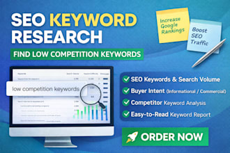 do SEO keyword research with low competition niches