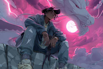 design your album cover or cartoon album cover artwork