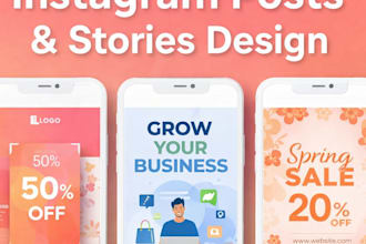 design instagram posts and stories for your business