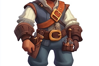 design 2d game character and sprite animations