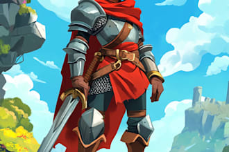 create 2d game character sprite sheet for your indie game