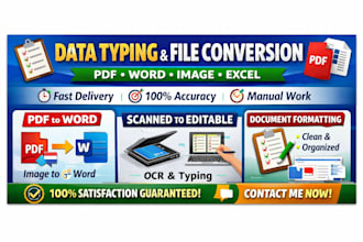 do data typing and file conversion