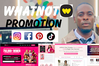 be your whatnot expert, boost whatnot views and sales with whatnot promotion