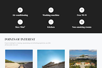 create a professional website for your airbnb booking or vacation rental listing