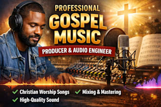 be your christian gospel singer,songwriter and music producer