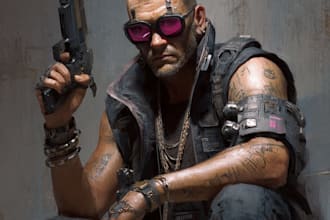 do your cyberpunk character arts