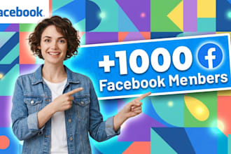 boost your 1000 facebook members fast