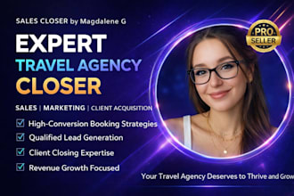 be travel agency sales closer logistics sales closer online sales representative