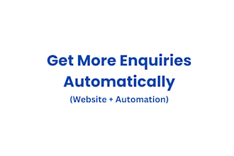 build a business website with lead automation