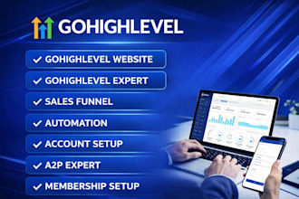gohighlevel expert go high level website workflow funnel landing page automatio